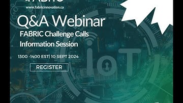 FABrIC Challenge Calls Information Webinar
