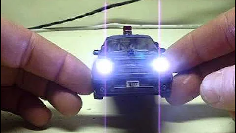 Bryon's custom 1:43 MICHIGAN STATE POLICE Explorer Interceptor w/ working lights