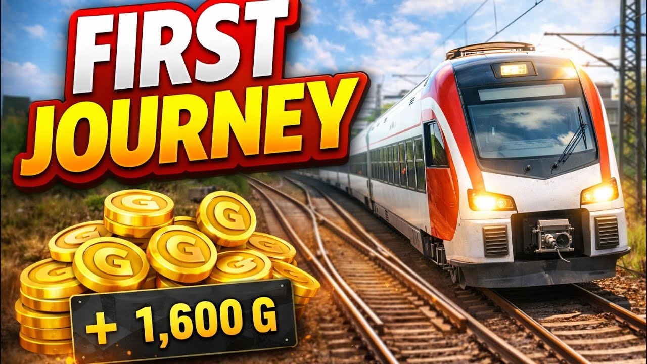 My First Journey in Train Simulator Ultimate | Earned My First G 🚆