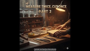 MEASURE TWICE, CUT ONCE - PART 2 .