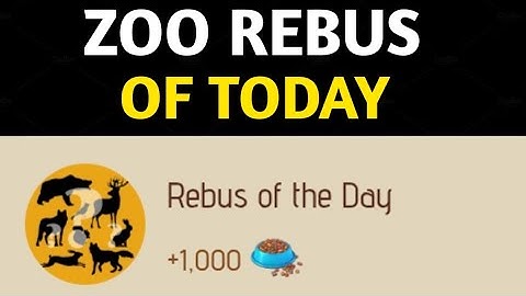 Rebus Of The Day Zoo 22 January | Zoo Rebus Of The Day | Rebus Of The Day Zoo Airdrop