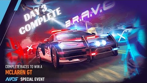 NFS NO LIMITS MCLAREN GT BRAVO SPECIAL LIVE EVENT - DAY 3 #nfsnolimits