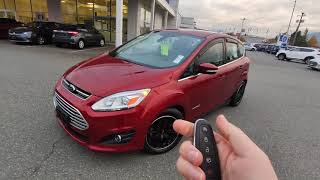 17 Ford C Max Hybrid Titanium Feature Review Youtube