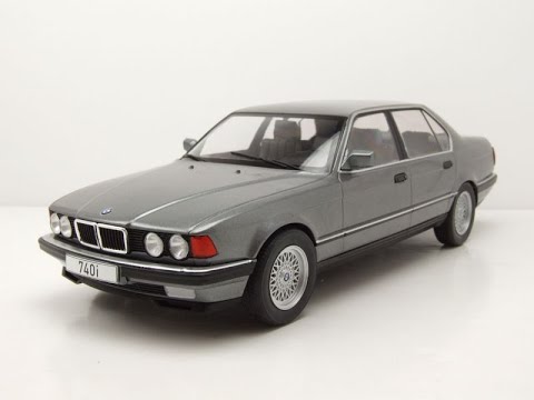 BMW 730i 7er E32 1992 grau metallic Modellauto 1:18 MCG 