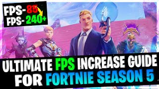 How To Stop Fps Drops, Stutters & Crashes In Fortnite Season 5 Fortnite Fps Boost