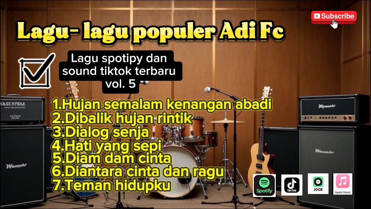 lagu-lagu populer Adi fc vol 5 -Lagu spotipy dan sound tiktok terbaru
