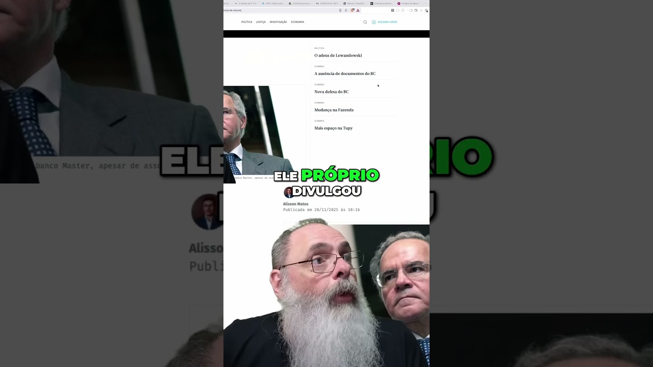 Nelson Tanuri  O Mistério do Banco Master Revelado!