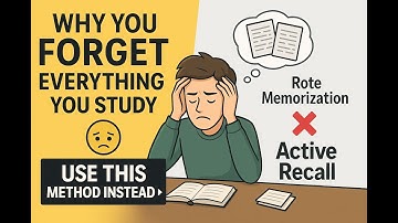 The Power of Active Recall: A Study Hack - A Study Technique To PASS Any Exam