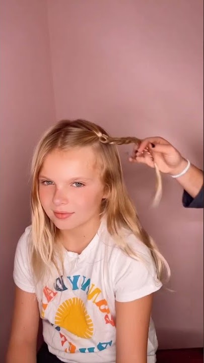 EASY BRAID HAIRSTYLE FOR SCHOOL