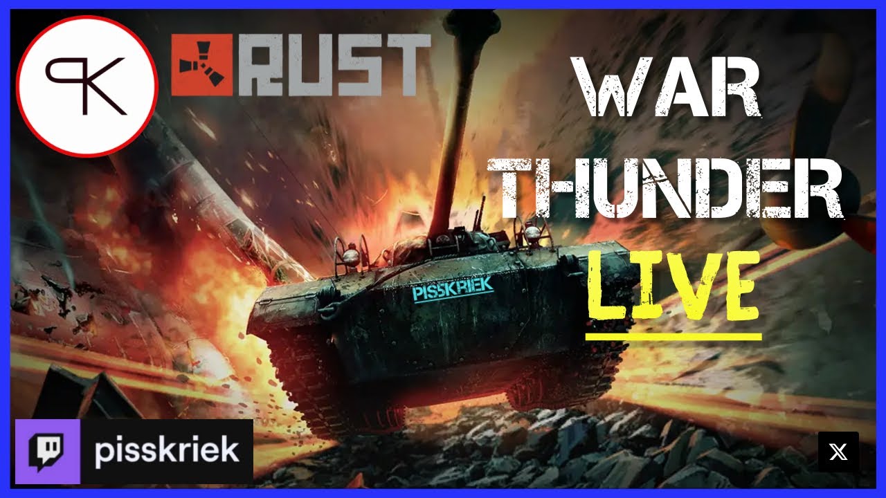 Rust Thunder ☢️WAR THUNDER & RUST☢️ #pisskriekgaming #warthunder #streamer #gamer # ...