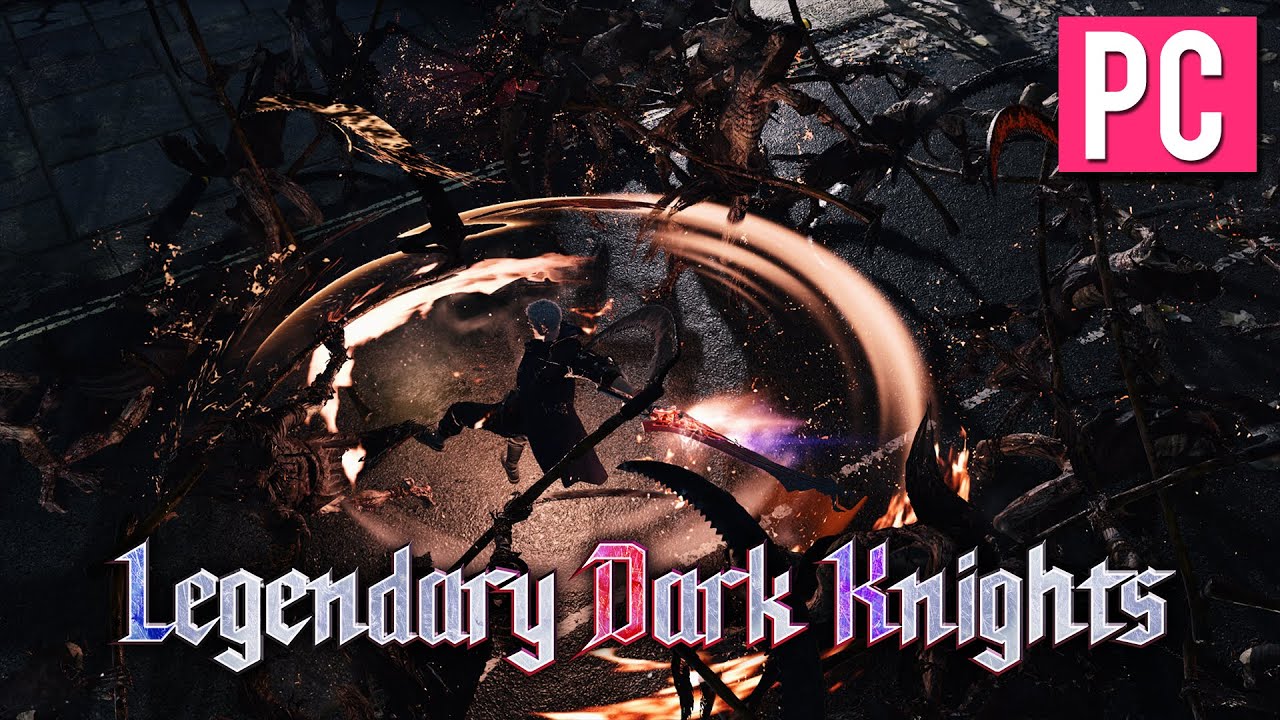 Devil May Cry 5 Legendary Dark Knight Mode Gameplay On Pc Mod Youtube