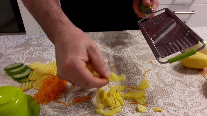 Joseph Joseph Multi-Grip Mandoline de cuisine, coupe légumes