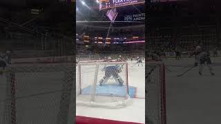 Watch how NHL Goalies Warmup - Hellebuyck &amp; Brossoit