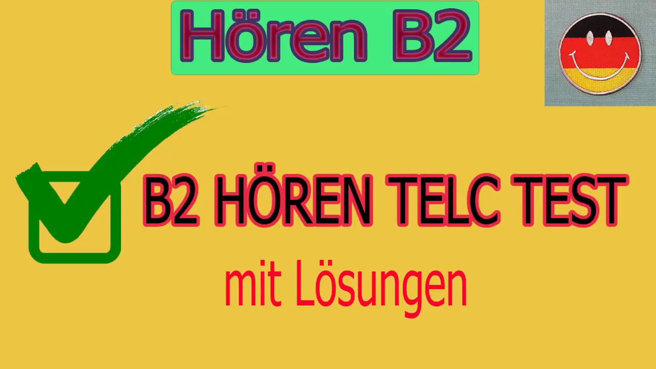 B2 telc hören prüfung mit lösung