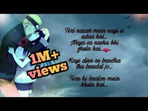 Tujhko jo paya lyrics Naruto Shippuden
