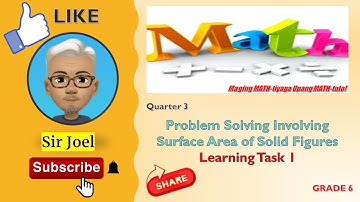 Problem Solving Involving Surface Area of Solid Figures || LT 1 || [ Tagalog - English Discussion ]