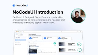 Celebrity Introduction to No Code UI & the Future of FlutterFlow Education Profile