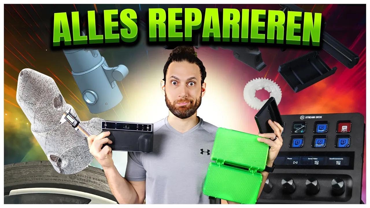 6 geniale Tipps: So reparierst du alles mit 3D-Druck & 3D-Scan - YouTube