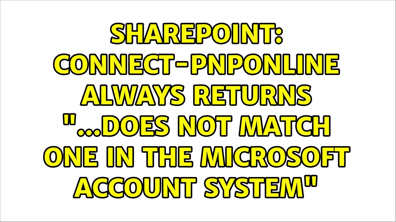 always returns "...does not match one in the