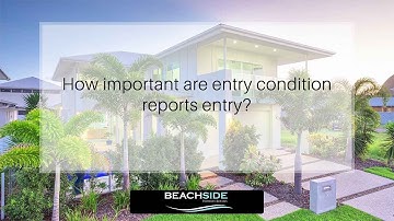Importance of Entry Condition Reports