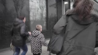 Lviv Residents Seek Shelter Amid Russia Shelling