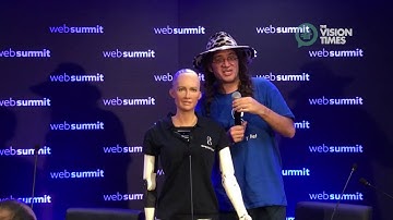 Hanson Robotics Chief Scientist Ben Goertzel- About Sofia Speaking AI Robot- Web Summitt 2017