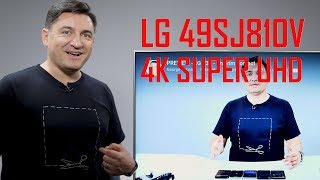 REVIEW  LG 49SJ810V  Aceleași culori din orice unghi