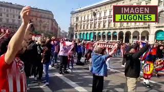 Atlético Madrid fans try to sing their anthem but Inter Milan fans RESPOND WITH REAL MADRID’S ANTHEM