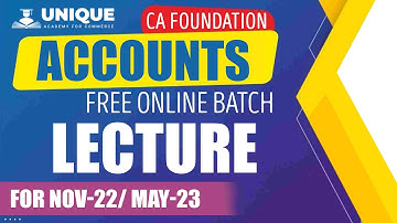 CA Foundation | Accounts | Bank Reconciliation Statement Lecture 7 | For Dec 2022