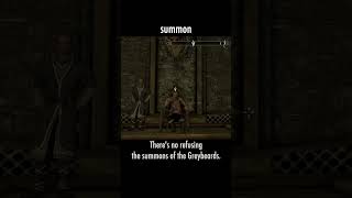 summon — The Elder Scrolls V: Skyrim dialogue scene