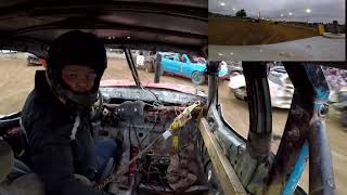 I Get Knocked Out Cold At Orangeville Ontario Demolition Derby Mini Smash in car 171 2019