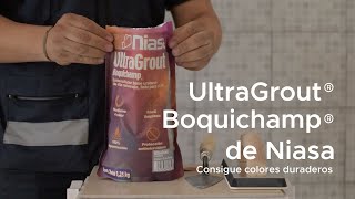 Consigue colores duraderos y una limpieza fácil con UltraGrout® Boquichamp® de Niasa®