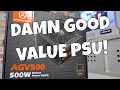 Ultra CHEAP ARESGAME AGV 500w Bronze PSU With 5 Year Warranty honest review
