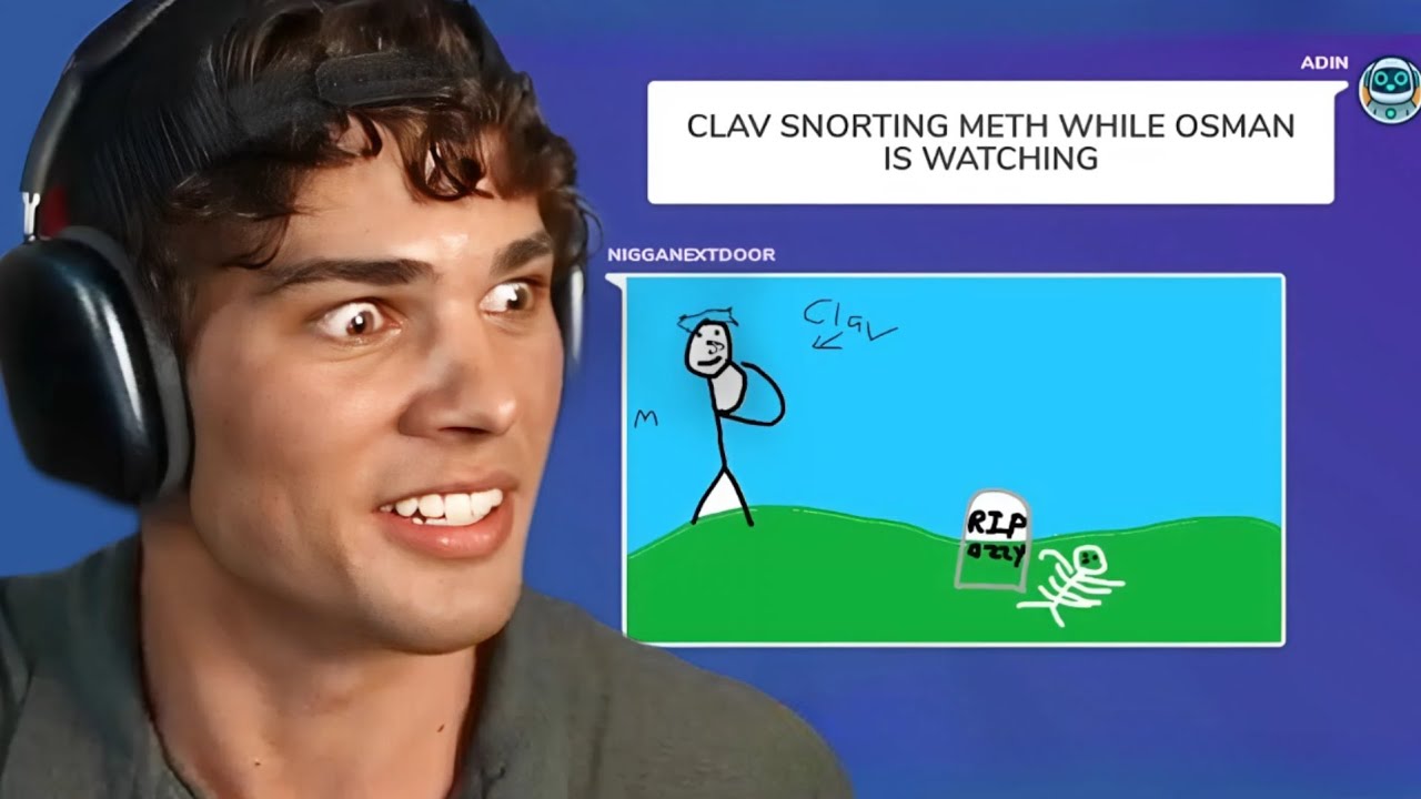 Clavicular Plays Phone Gartic With Adin Ross, nick Fuentes, Cuffem & More