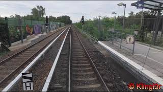 S-Bahn Berlin - Führerstandsmitfahrt Lichtenrade - Anhalter Bahnhof S2 Bauzustand