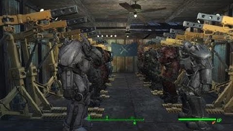 Fallout 4 My power armor collection!