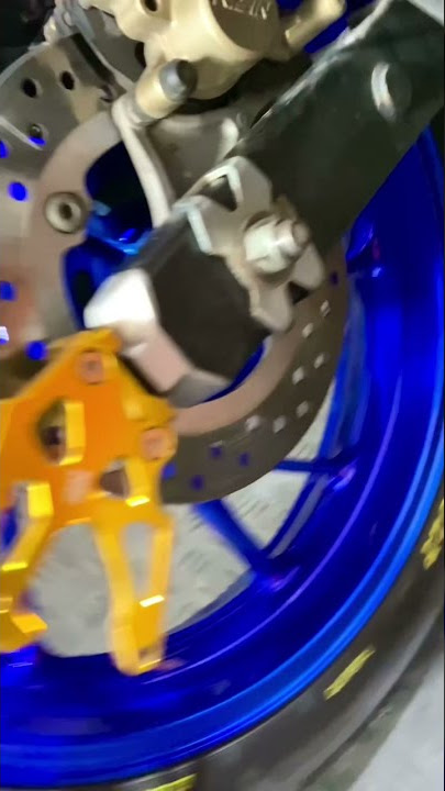 Repaint Velg CBR150 warna Blue Candy