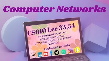 CS610 Computer Networks Short lecture 33, 34 with urdu explanation