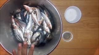 طريقة تحضير سمك السردين مشوي في الفرن راااائع و شهي