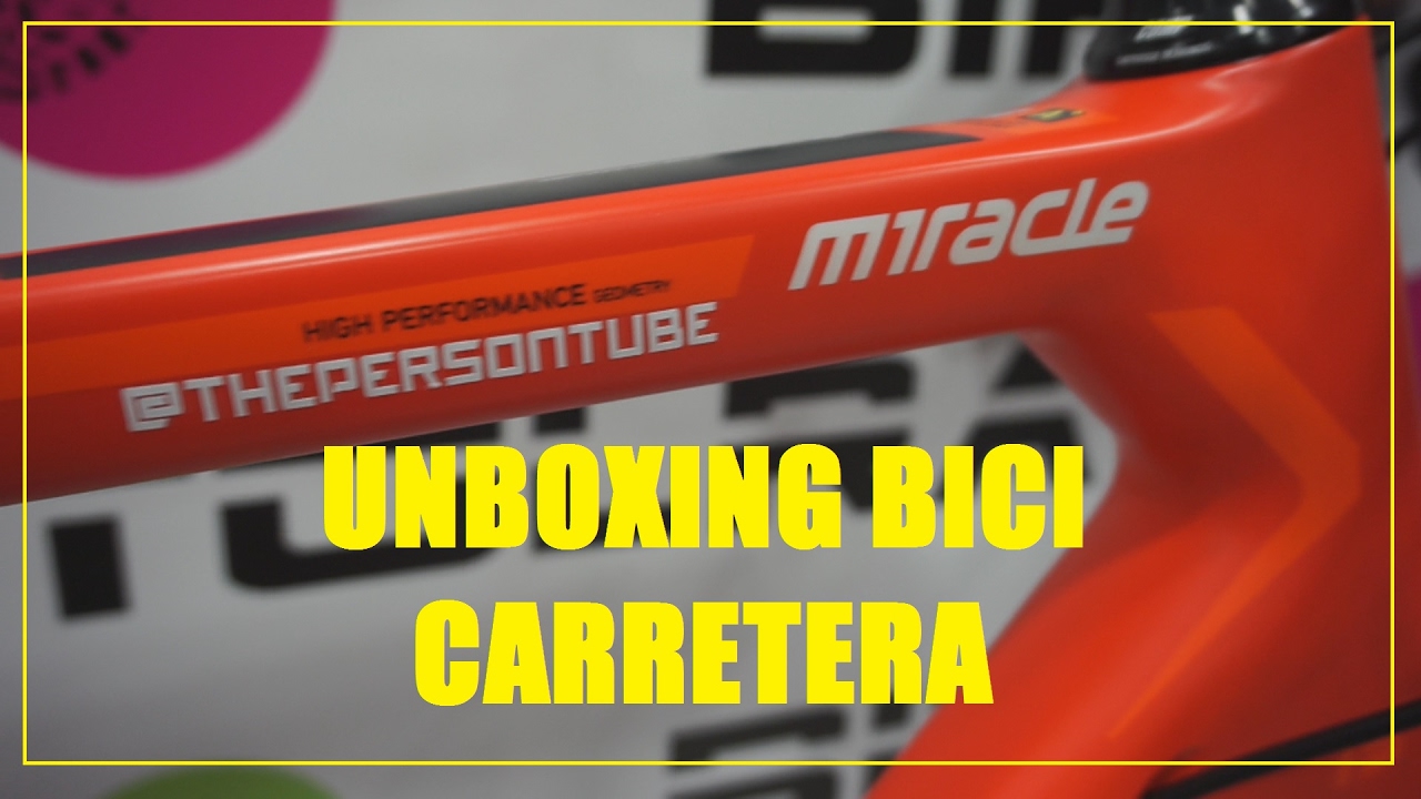 UNBOXING BICI CARRETERA - MMR MIRACLE RS 2017 - YouTube