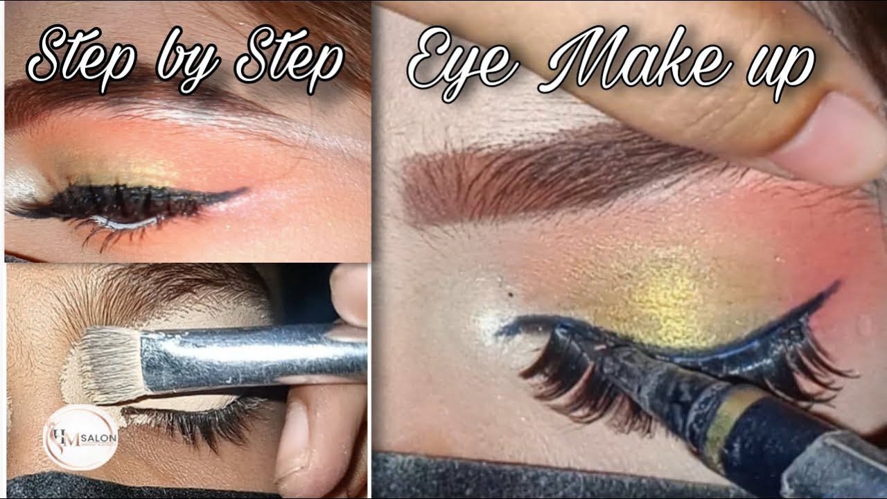 Step-by-Step Easy Eye Make Up Tutorial for Beginners| HM Salon