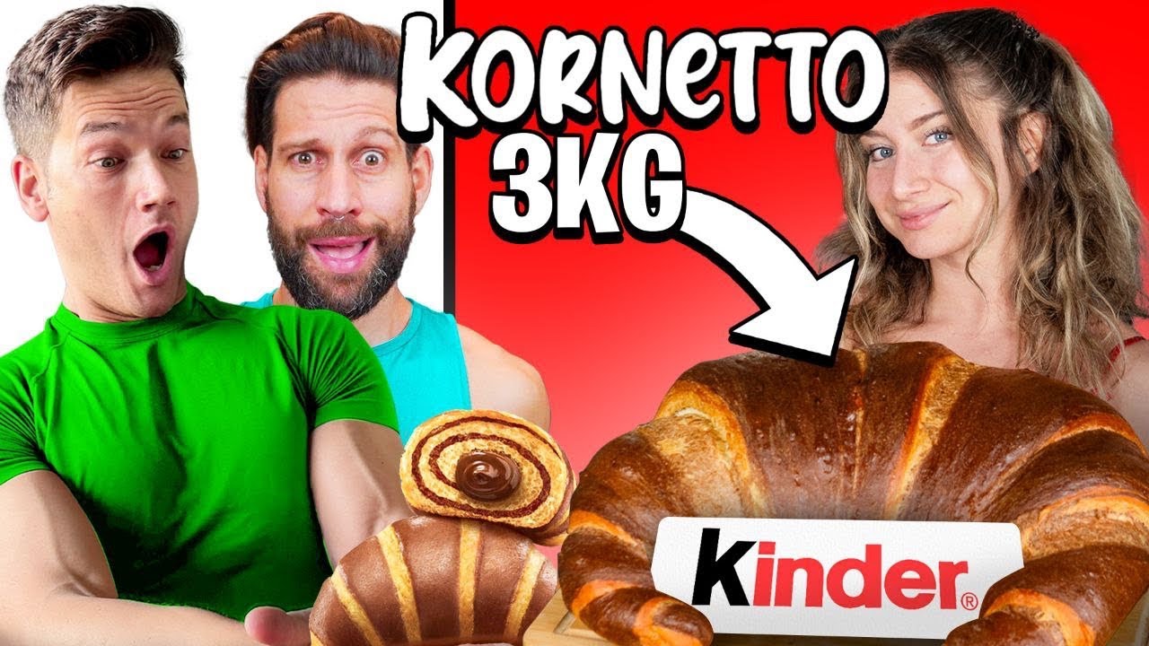 PREPARIAMO IL KORNETTO KINDER GIGANTE CON @Thomas Hungry