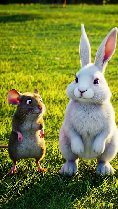 Rabbit Shielding the Mouse #edukasianak #education #kartun #rabbit #kids #animasiedukasi #animasi