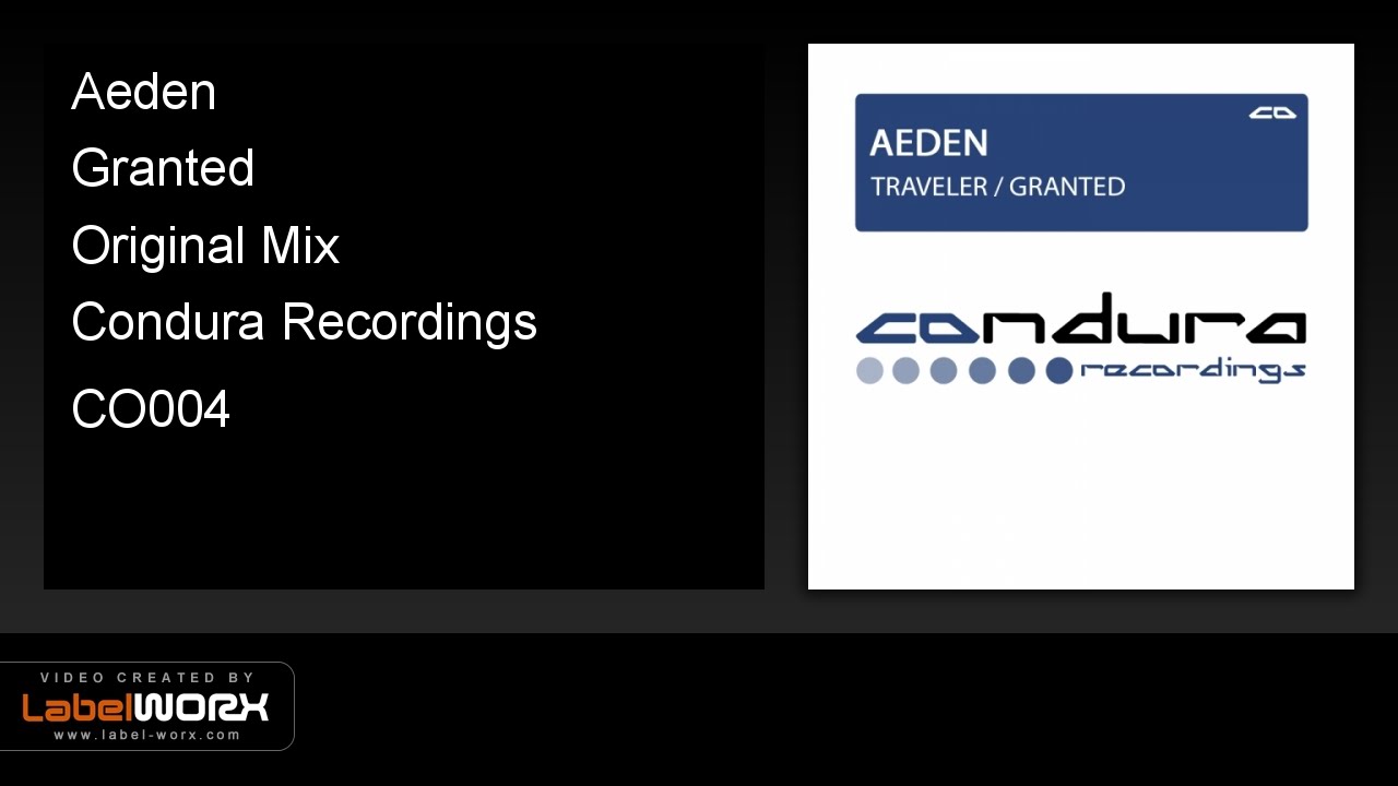 Guarda Aeden - Granted (Original Mix) su YouTube Guarda Aeden - Granted (Original Mix) su YouTube