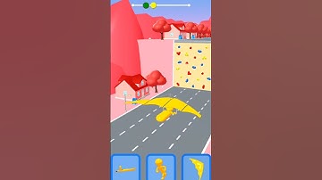 Shape shifting run all levels #shorts #shapeshifting #gaming #shortsvideo #youtubeshorts