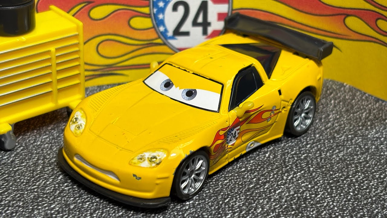 CARS 3 JEFF GORVETTE ジェフ　 カーズ ミニカー Disney Pixar Cars Cars 3 Metal Jeff Gorvette 155 Diecast Car