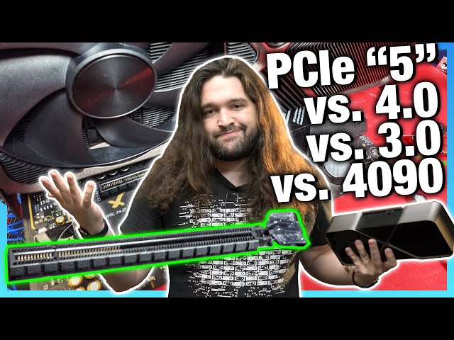NVIDIA RTX 4090 PCIe 3.0 vs. 4.0 x16 & '5.0' Scaling Benchmarks class=