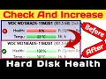 How to increase hard disk health || Hard disk health repair || How to check hard disk health
