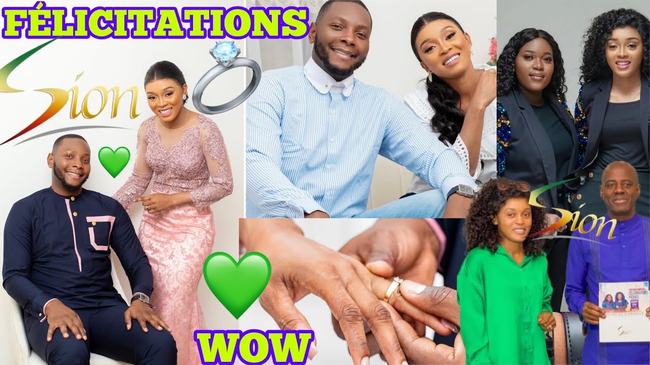 FIANÇAILLES💍Sr SARAH DU GROUPE SION🌹ELLE A DIT💙OUI💙FÉLICITATIONS FUTURS ...