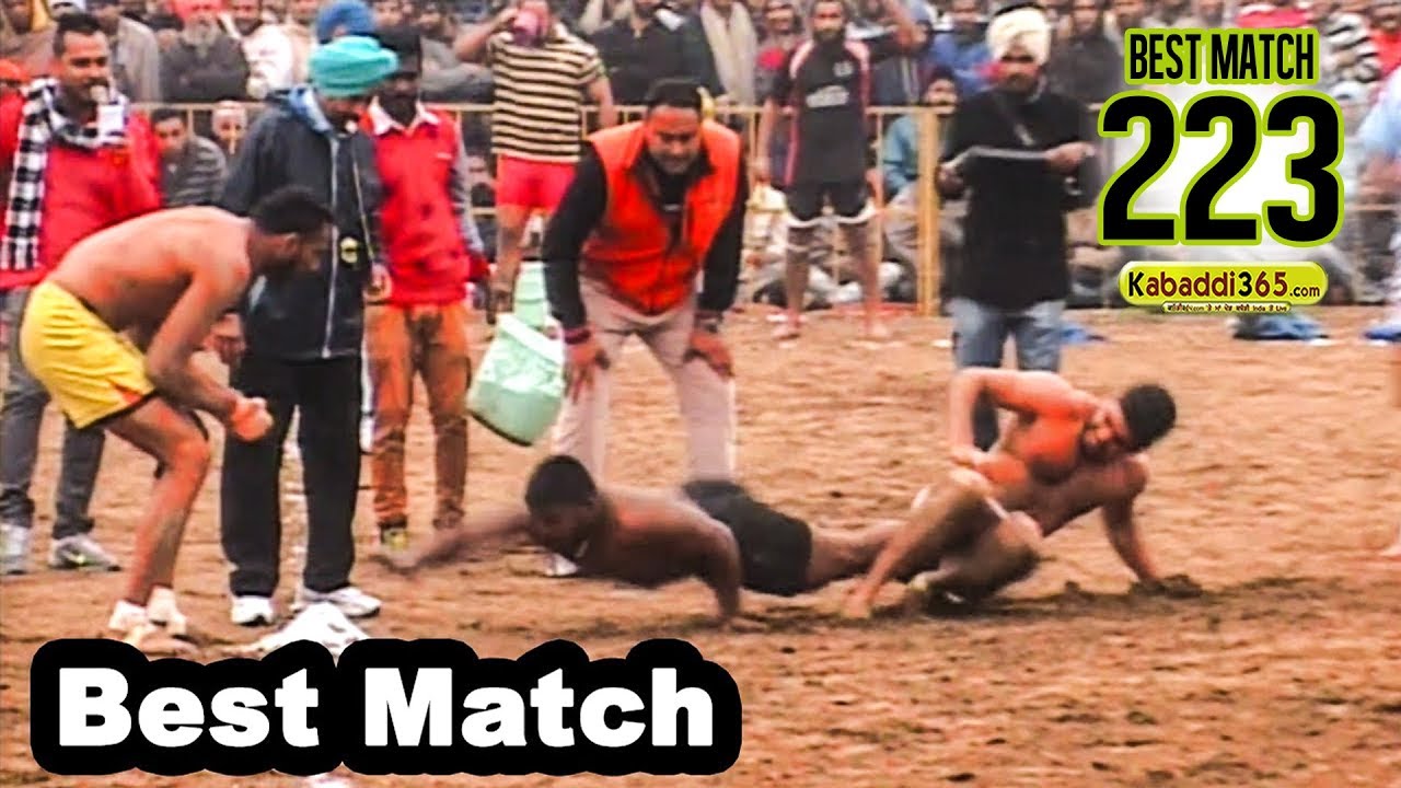 223 (ਇਕ ਮੈਚ 24 ਜੱਫੇ ) Best Match: Surakhpur VS Nakodar (Mohem Kabaddi Tournament)